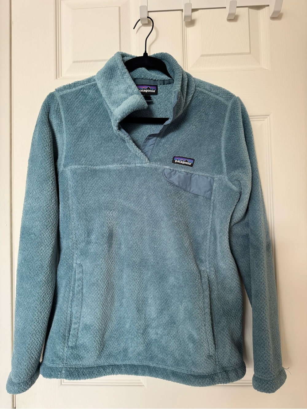 Patagonia Women's Teal Pullover Fleece Snap-Front